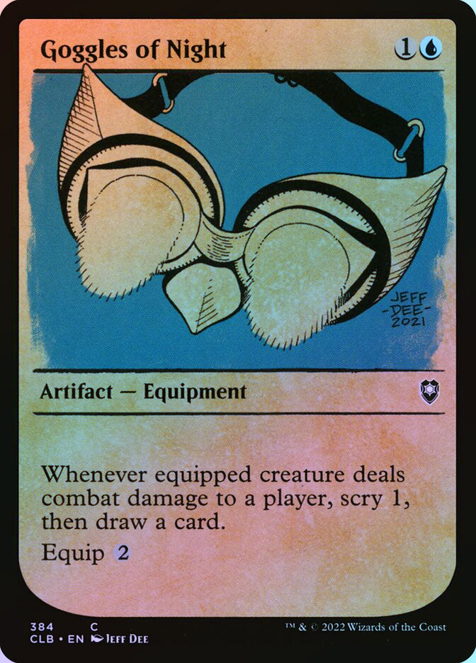 Goggles of Night (Showcase) - Foil