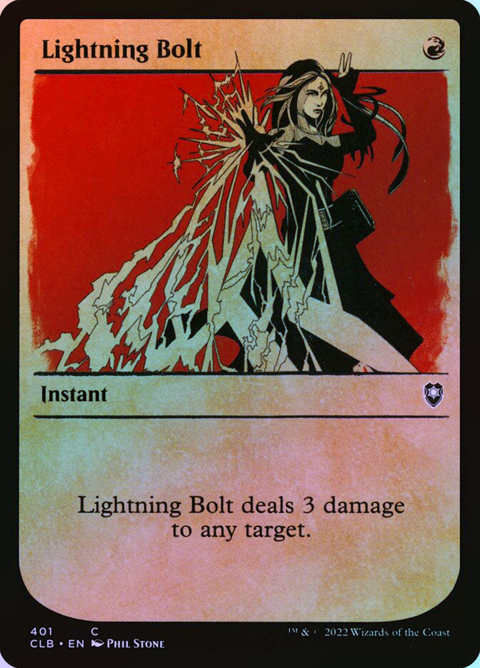 Lightning Bolt (Showcase) - Foil