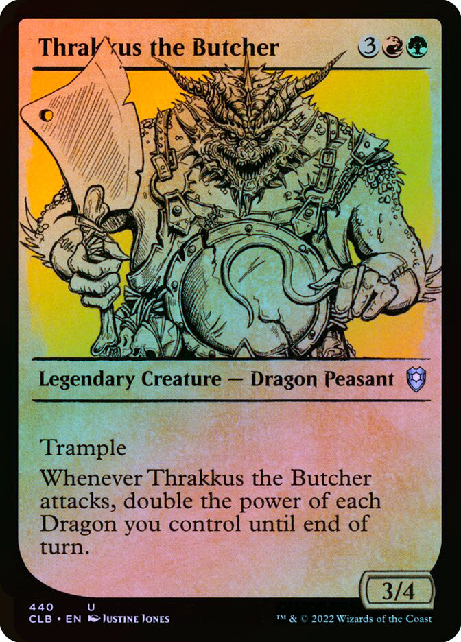 Thrakkus the Butcher (Showcase) - Foil