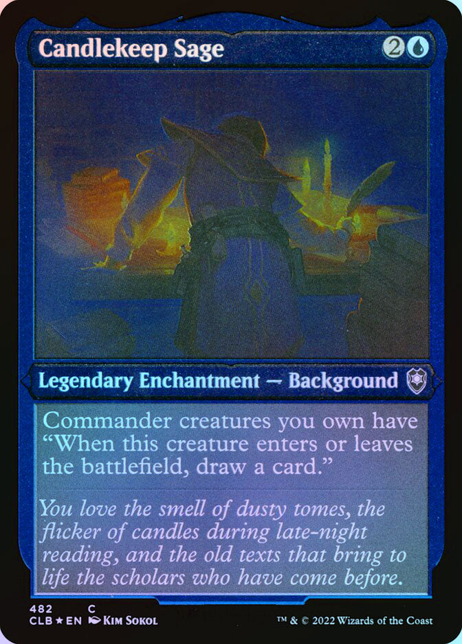 Candlekeep Sage - Foil Etched