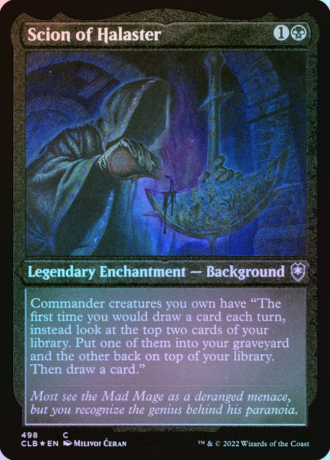 Scion of Halaster - Foil Etched