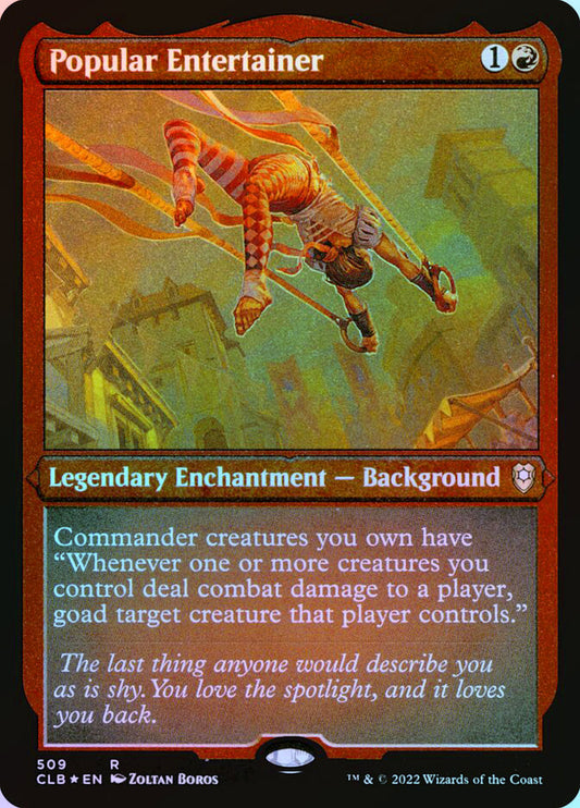Popular Entertainer - Foil Etched