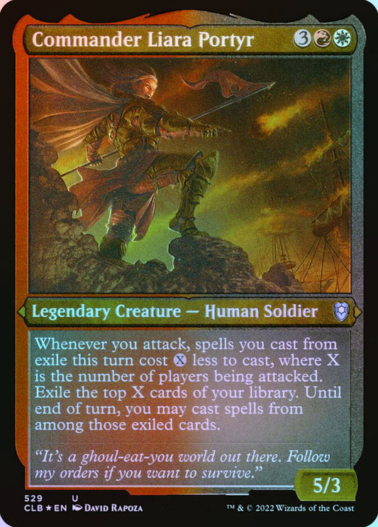 Commander Liara Portyr - Foil Etched