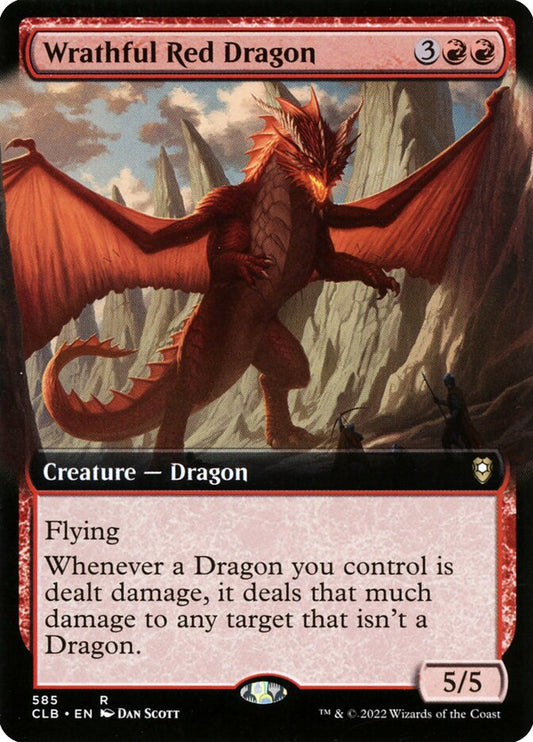 Wrathful Red Dragon - Extended Art
