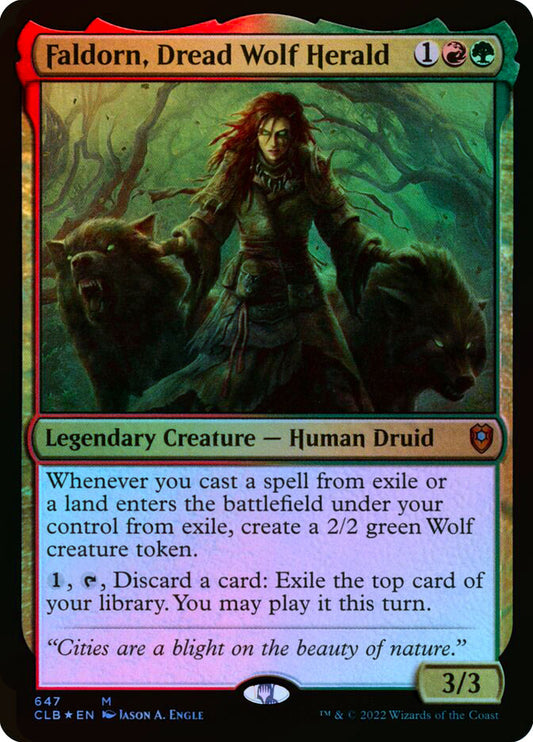 Faldorn, Dread Wolf Herald - Foil