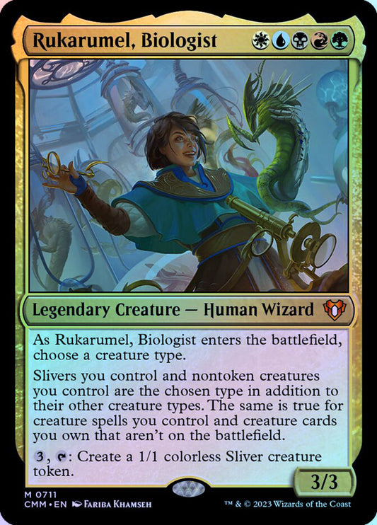 Rukarumel, Biologist - Foil