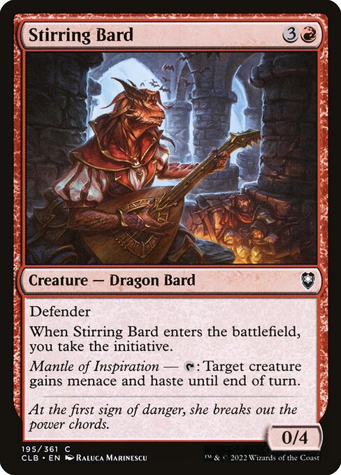 Stirring Bard - Commander Legends: Battle for Baldur's Gate