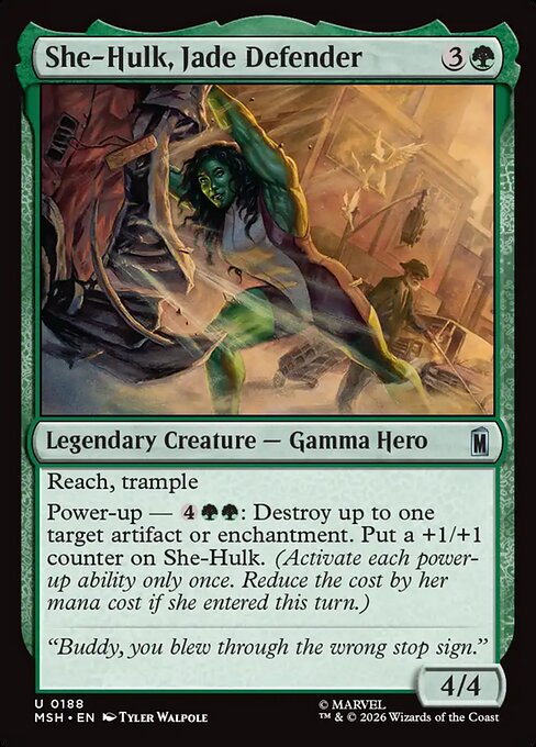 She-Hulk, Jade Defender - Marvel Super Heroes