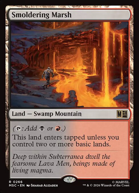Smoldering Marsh - Marvel Super Heroes Commander
