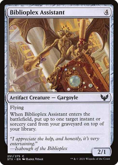Biblioplex Assistant - Strixhaven: School of Mages