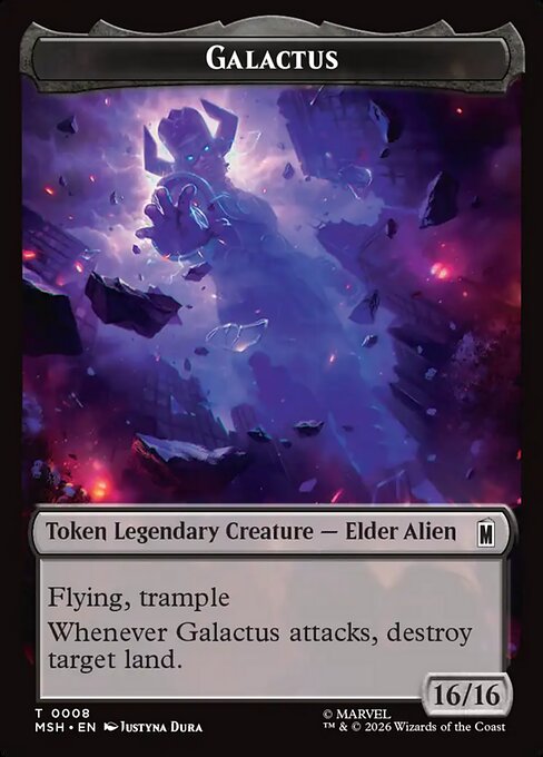 Galactus - Marvel Super Heroes Tokens