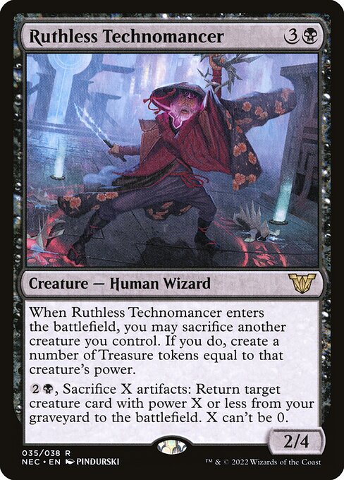 Ruthless Technomancer - Neon Dynasty Commander
