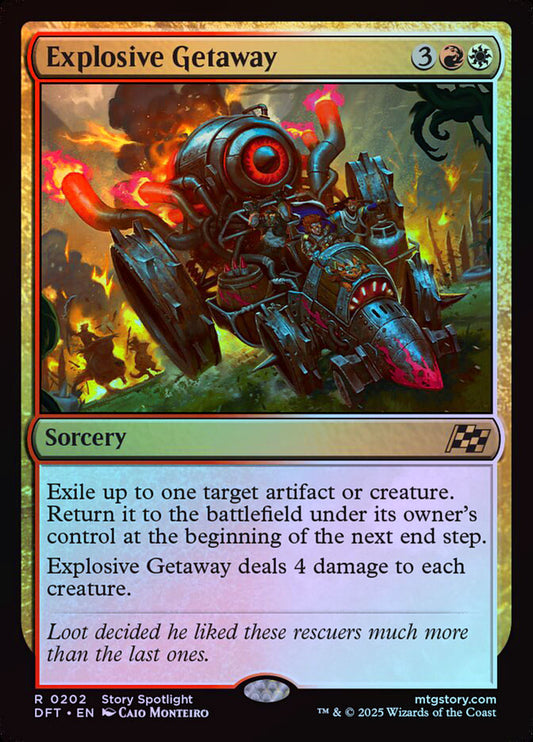 Explosive Getaway - Foil