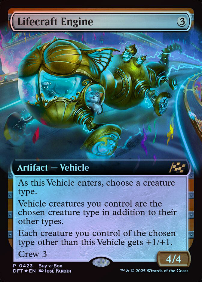 Lifecraft Engine (Buy-a-Box) (Extended Art) - Foil