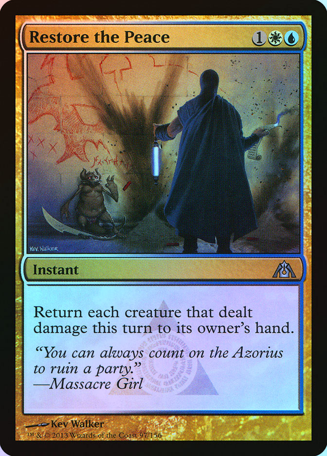 Restore the Peace - Foil