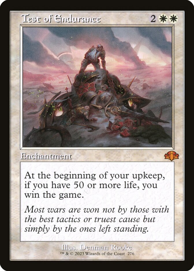 Test of Endurance - Retro Frame