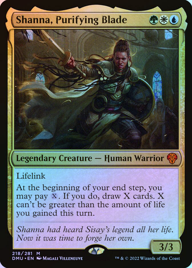 Shanna, Purifying Blade - Foil