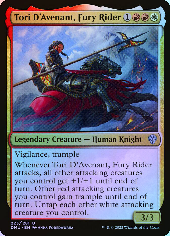 Tori D'Avenant, Fury Rider - Foil