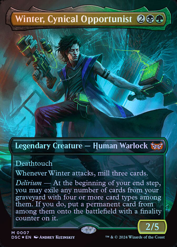 Winter, Cynical Opportunist (Borderless) - Foil