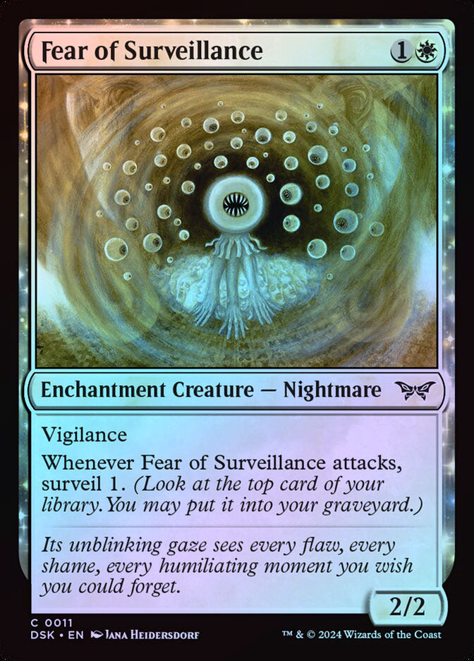 Fear of Surveillance - Foil