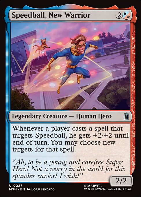 Speedball, New Warrior - Marvel Super Heroes