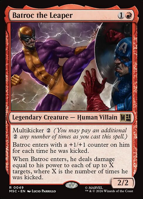 Batroc the Leaper - Marvel Super Heroes Commander