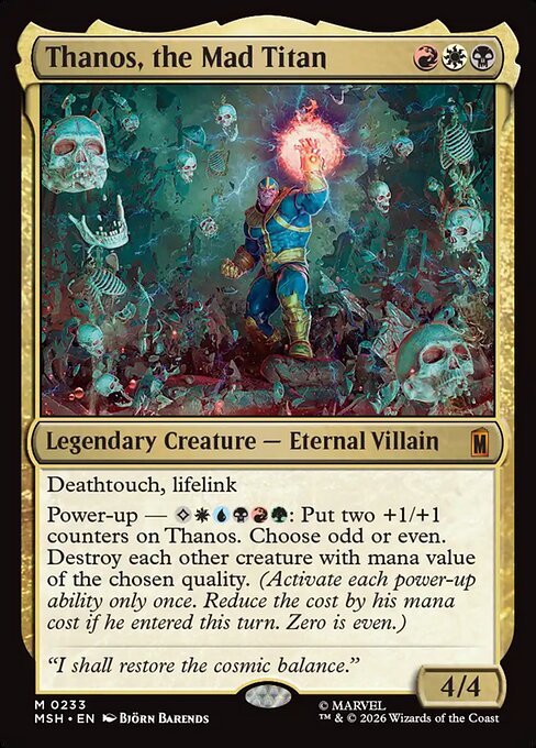 Thanos, the Mad Titan - Marvel Super Heroes