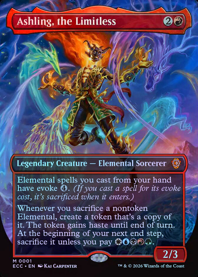 Ashling, the Limitless (Borderless) - Foil