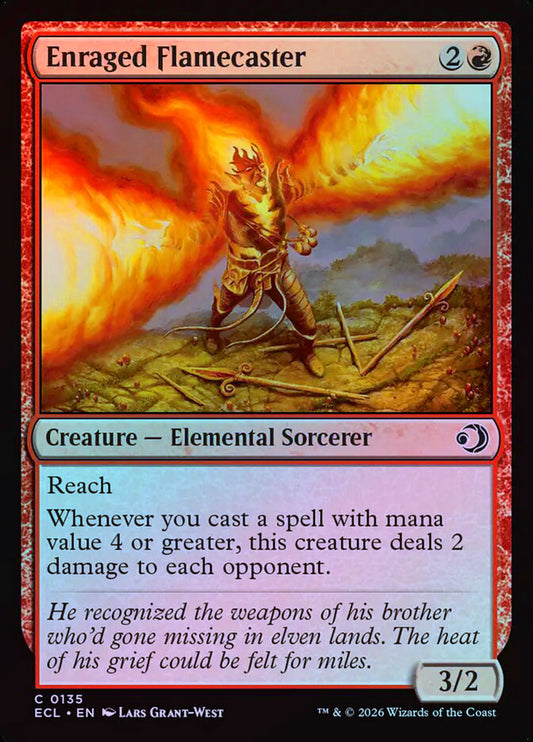 Enraged Flamecaster - Foil