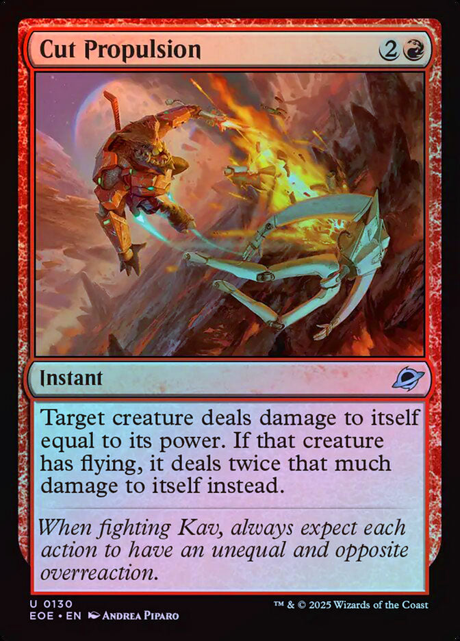 Cut Propulsion - Foil