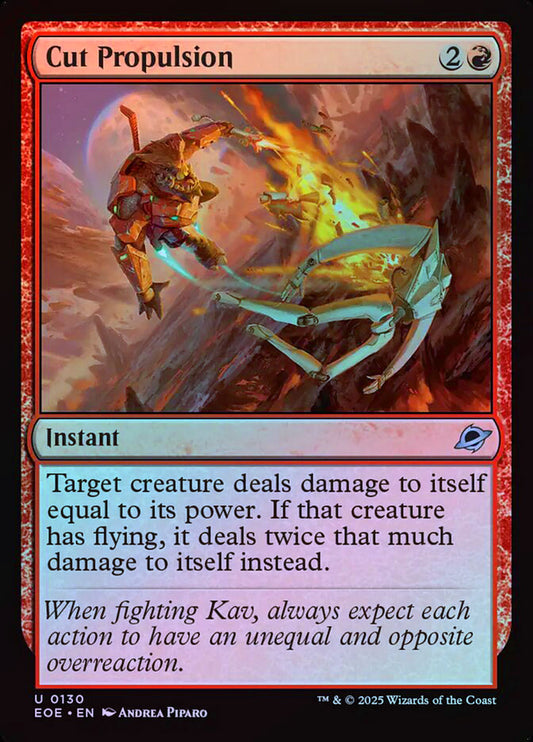 Cut Propulsion - Foil