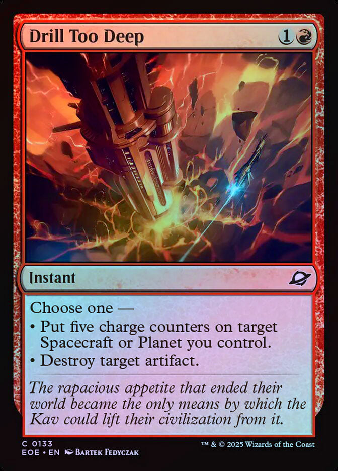 Drill Too Deep - Foil