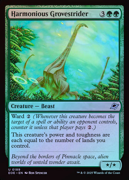 Harmonious Grovestrider - Foil