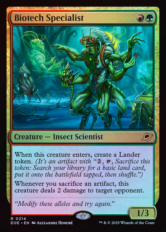 Biotech Specialist - Foil