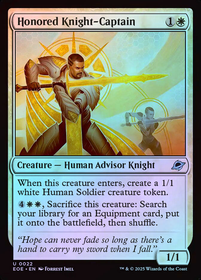 Honored Knight-Captain - Foil
