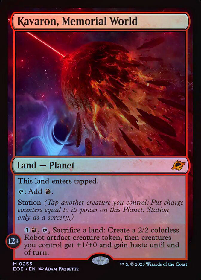 Kavaron, Memorial World - Foil
