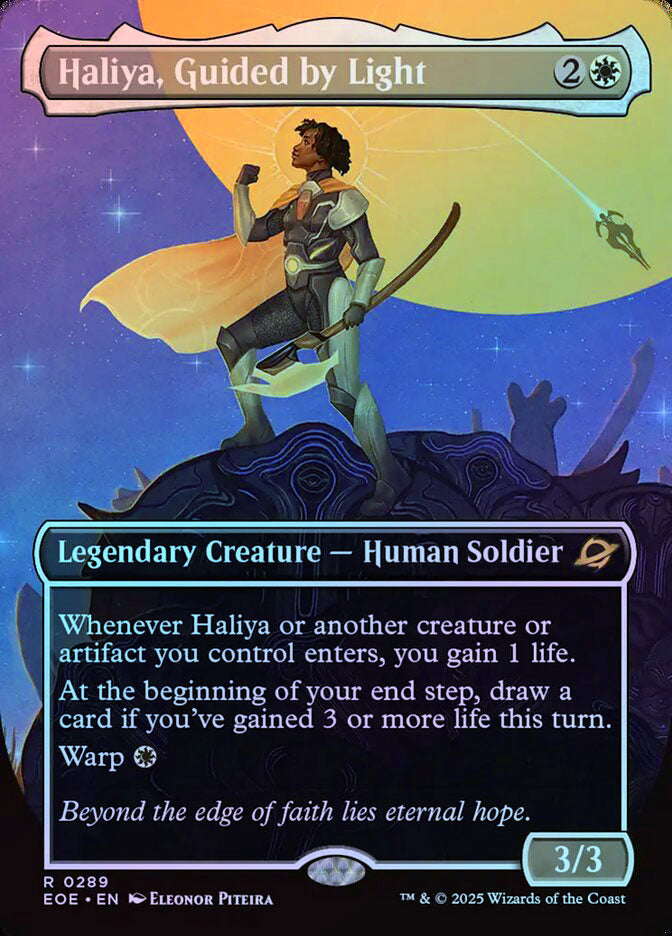 Haliya, Guided by Light (Borderless) - Foil
