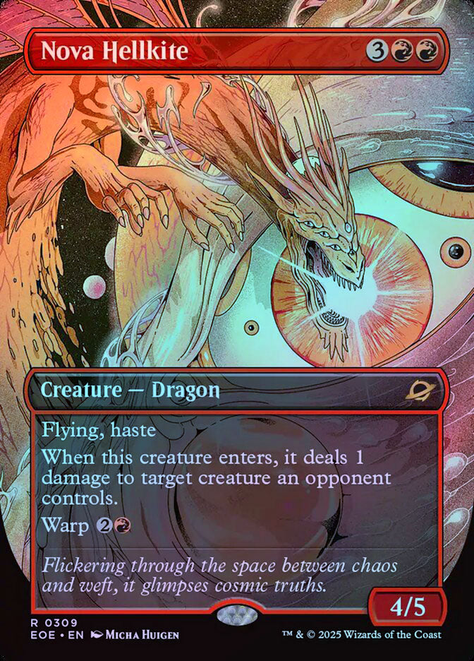 Nova Hellkite (309) (Borderless) - Foil