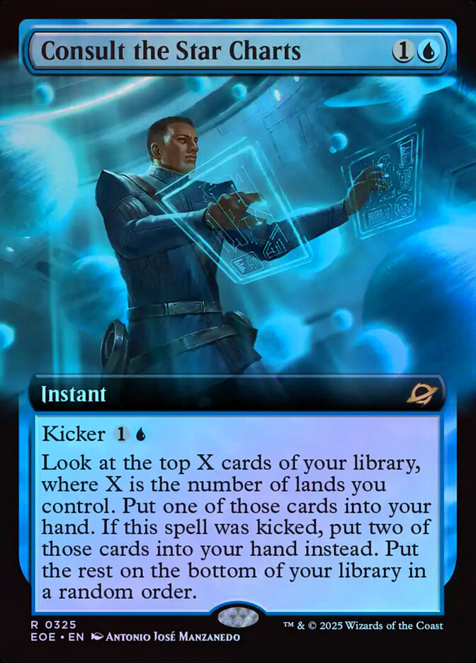 Consult the Star Charts (Extended Art) - Foil