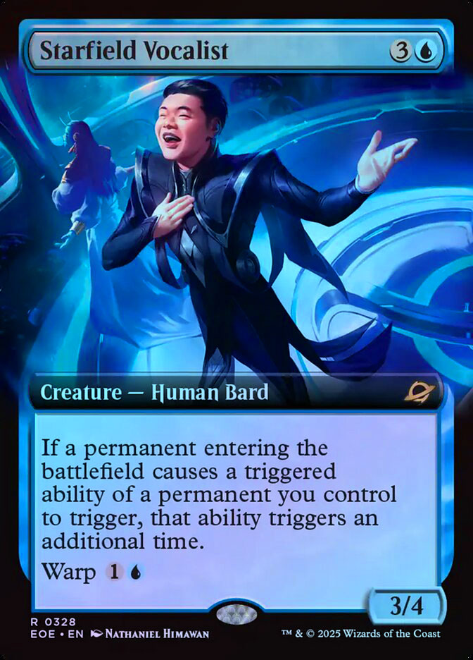 Starfield Vocalist (Extended Art) - Foil
