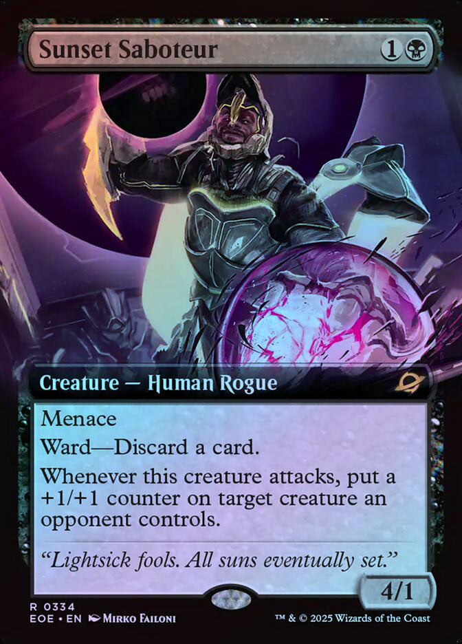 Sunset Saboteur (Extended Art) - Foil
