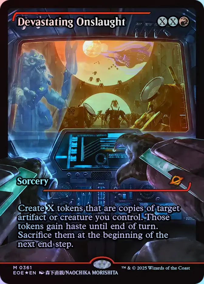 Devastating Onslaught (0361) (Showcase) - Foil