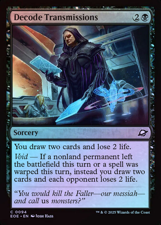 Decode Transmissions - Foil