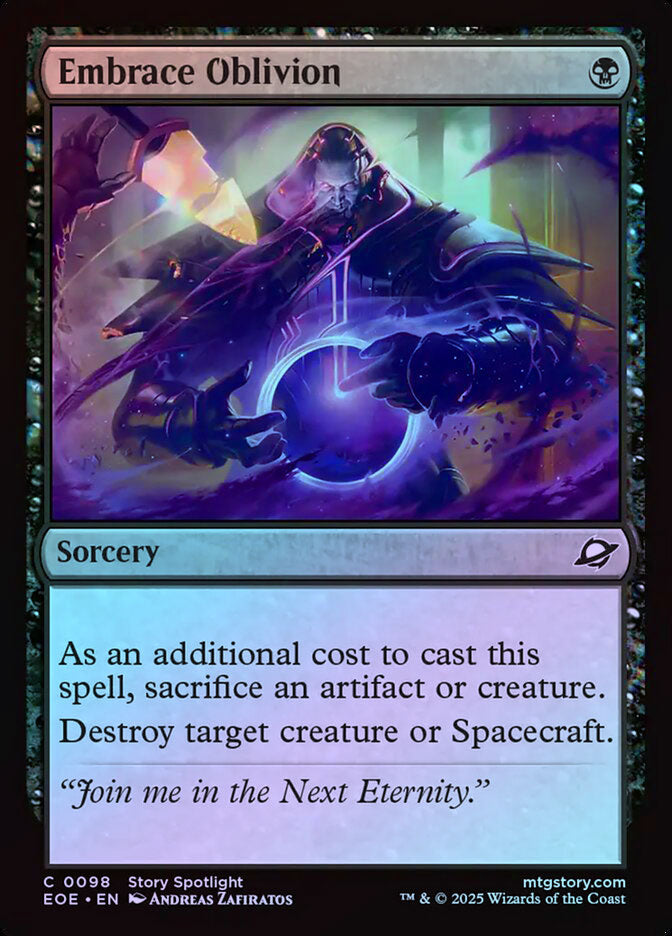 Embrace Oblivion - Foil