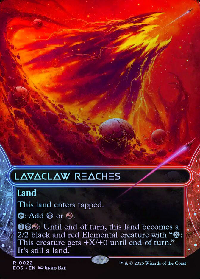 Lavaclaw Reaches (022) (Borderless) - Foil