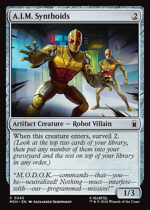 A.I.M. Synthoids - Marvel Super Heroes