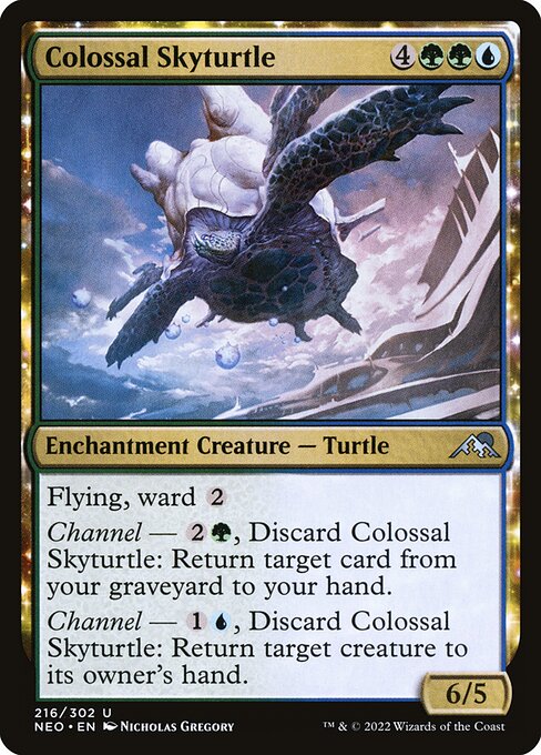 Colossal Skyturtle - Kamigawa: Neon Dynasty