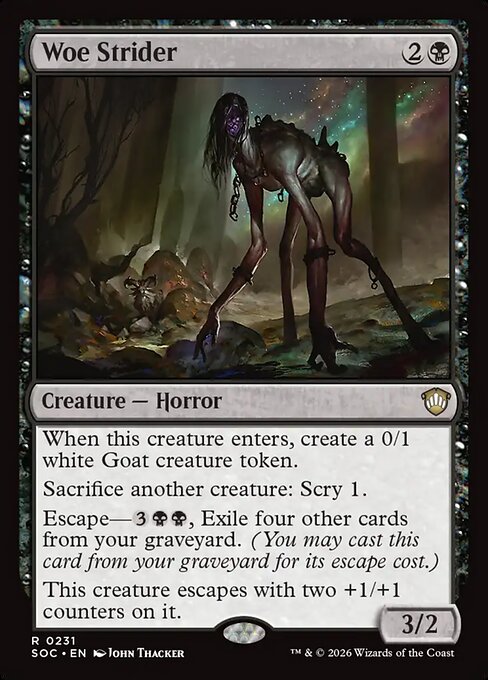 Woe Strider - Secrets of Strixhaven Commander