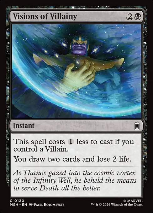 Visions of Villainy - Marvel Super Heroes