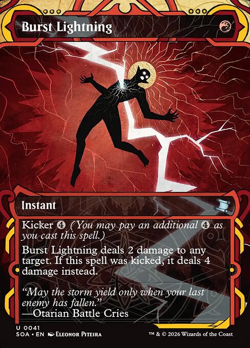 Burst Lightning - Secrets of Strixhaven Mystical Archive